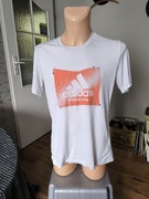 Adidas Running t-shirt męski M biały climalite 