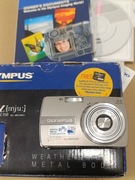 Aparat cyfrowy Olympus mju 810, uruchamia się, nietestowany 