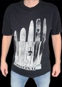 T-shirt czarny z nadrukiem rozmiar L