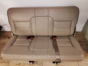 Ford Excursion trzeci rząd siedzeń, kanapa składana skóra beżowa 