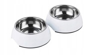 Zestaw dwóch misek dla Psa i KOTA metalowa, odcienie szarości 700ml!! SZARY