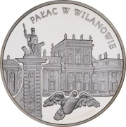 Srebrna moneta 20 zł 2000 Pałac w Wilanowie Ag 925 lustrzana mennicza 