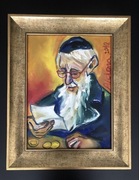 Obraz olej na płótnie stary mężczyzna