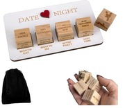 Gra dla par „Date Night” romantyczna gra z kostkami Pomysł na prezent