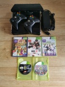 Konsola Xbox 360 S, 250gb, 2 pady, kinect, gry 