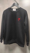 Czarna bluza Ami Paris z czerwonym logo, roz. L