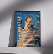 Plakat Oki "77747mixtape" bez ramki a3