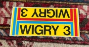 Naklejka Wigry 3 lata 90