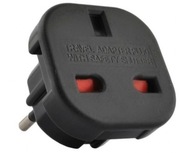 Adapter gniazdka  - przejściówka UK na EU - Angielska wtyczka na PL