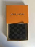 Portfel lv czarno szary