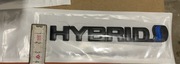 Logo Hybrid black czarny mały Toyota Napis Znaczek 134x15 mm prius