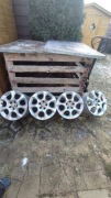 Aluminiowe koła felgi 16 oem alfa, pasują do opel saab 5 x 110 cena za 4szt