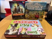 2 Gry Osadnicy: Narodziny Imperium, Monopoly Edycja Psy JAK NOWE/NOWE