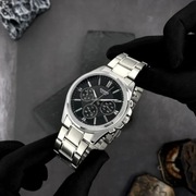 Zegarek męski Casio MTP-1375D-1A stalowy czarny – nowy