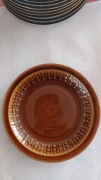 Dwa ceramiczne talerze vintage Tułowice