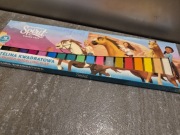 Nowa plastelina z brokatem 18 kolorów