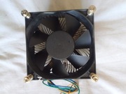 Chłodzenie Intel LGA775 radiator miedziany + wentylator 4-pin sprawne