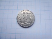 Polska moneta 20 gr groszy 2005