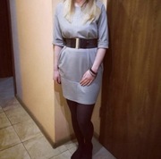 Szara sukienka queen