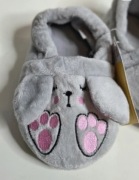 MIĘCIUTKIE KAPCIE PAPUTKI SZARE KRÓLICZKI CLEVE ROZM: 26/27