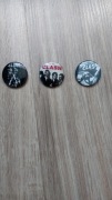The clash  przypinka x 3 punk rock!!