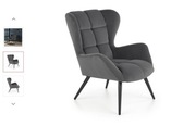 Nowy fotel popielaty Tyrion  | marka Halmar