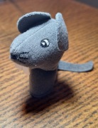 Pacynka na palec Ikea "Szara myszka"