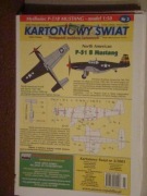 Kartonowy Świat P-51 B Mustang  1:50                   