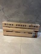 Wieszak drewniany, mini paleta ,home sweet , kuchnia , łazienka, garderoba 