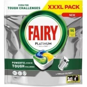 Kapsułki Fairy Platinum All In One do zmywarki cytrynowe 96 sztuk