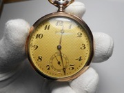 Duży zegarek Kieszonkowy, precyzyjny ! koperta  ze srebra - Ag. 