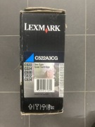 Lexmark C522A3CG (C5220CS) - oryginalny toner,niebieski