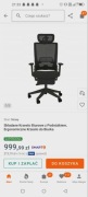 Krzesło Biurowe z Podnóżkiem, Ergonomiczne Krzesło do Biurka FlexiSpot