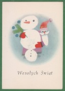 Boże Narodzenie - ok.1960r. - Janusz Stanny - karnet
