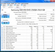 Dysk SSD Samsung 850 EVO 250GB SATA 2,5" 97%