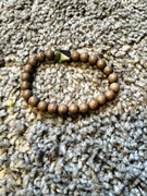 Bransoletka z kolorowych koralików 18 cm rękodzieło