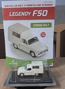 Legendy FSO Syrena 104 F - nowy, gazetka 1:43