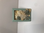 Malutki obrazek miętowa ramka .