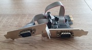 Karta PCIe / 2 x RS232 / DB9 Low Profile