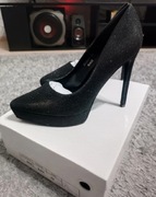 Szpilki czarne KAFEINI