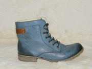 RIEKER Antistress - WSPANIAŁE BOTKI OCIEPLONE - rozm. 42 - JAK NOWE !!!