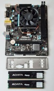 Płyta główna mATX AsRock FM2A55m-VG3 4GB RAM Chłodzenie.