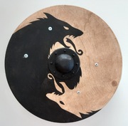 Tarcza wikinga, rycerza Wilk o średnicy 35,5cm