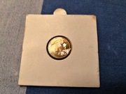 Moneta kolekcjonerska 1 grosz 2010r z kamieniem