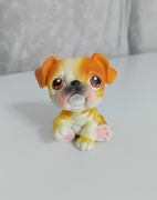 Littlest Pet Shop - Buldog #46 -  Figurka Pies LPS Hasbro 2004
