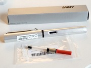 Pióro wieczne Lamy Al Star F nowe srebrne, naboje / atrament 