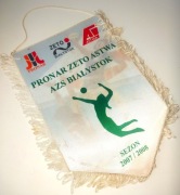 Proporczyk Pronar Zeto Astwa AZS Białystok Siatkówka Herb 2007/2008