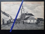 BURZTYN 1908 Kościół ul. Kolejowa Tory Kresy UKRAINA GALICJA