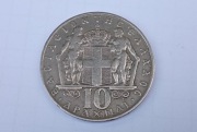 Grecja 10 drachm 1968r.