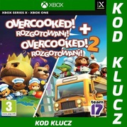 OVERCOOKED + OVERCOOKED 2 ROZGOTOWANI XBOX KLUCZE